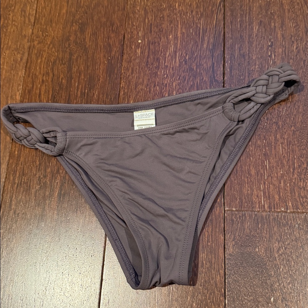 L*Space 2 piece bikini with wrap around top and braided side bottoms - Picture 4 of 12